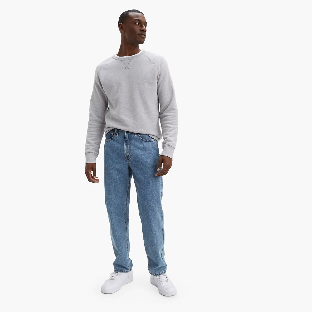 Levi’s 550 Relaxed Fit Men’s Jeans in Light Stonewash